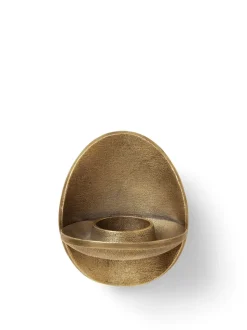 Agapé Wall Tealight Holder - Brass Finish