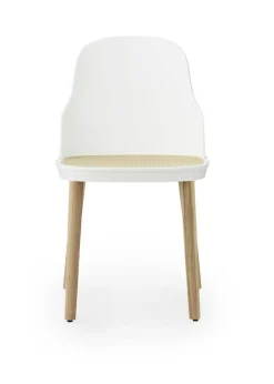 Allez chair in oak - molded wicker