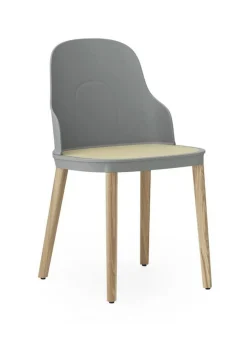 Allez chair in oak - molded wicker