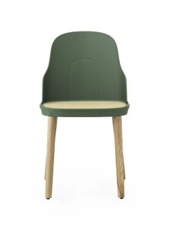 Allez chair in oak - molded wicker