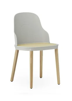 Allez chair in oak - molded wicker