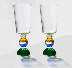 Ascot Tall Crystal Glass - 2 pcs