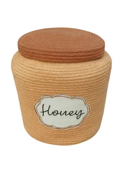 Basket Honey Pot