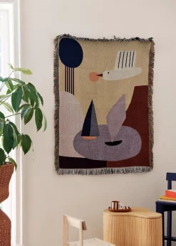 Bird Tapestry Blanket