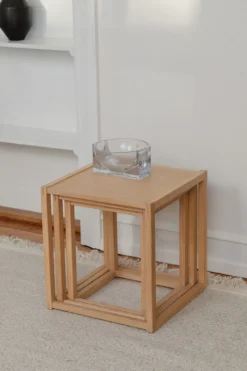 BM375 Nesting Tables / By Børge Mogensen