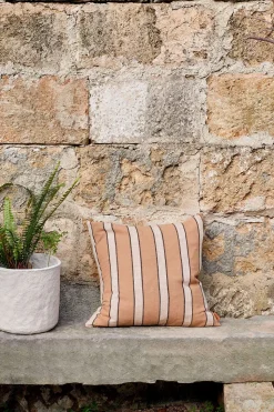 Brown Cotton Cushion