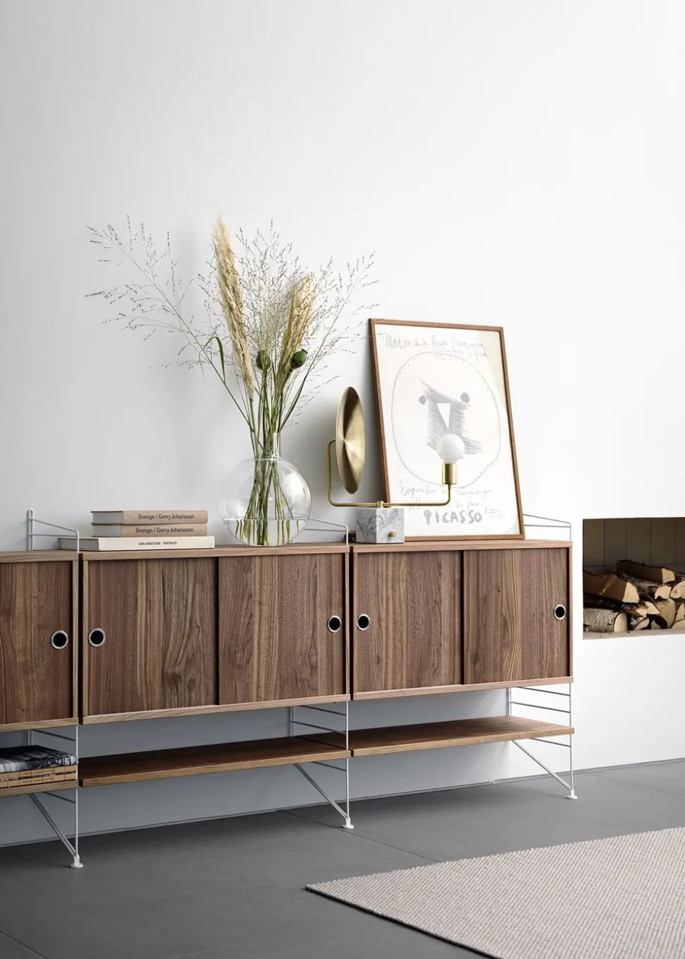 Cabinet w/ Sliding Doors