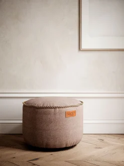 Canvas Pouf