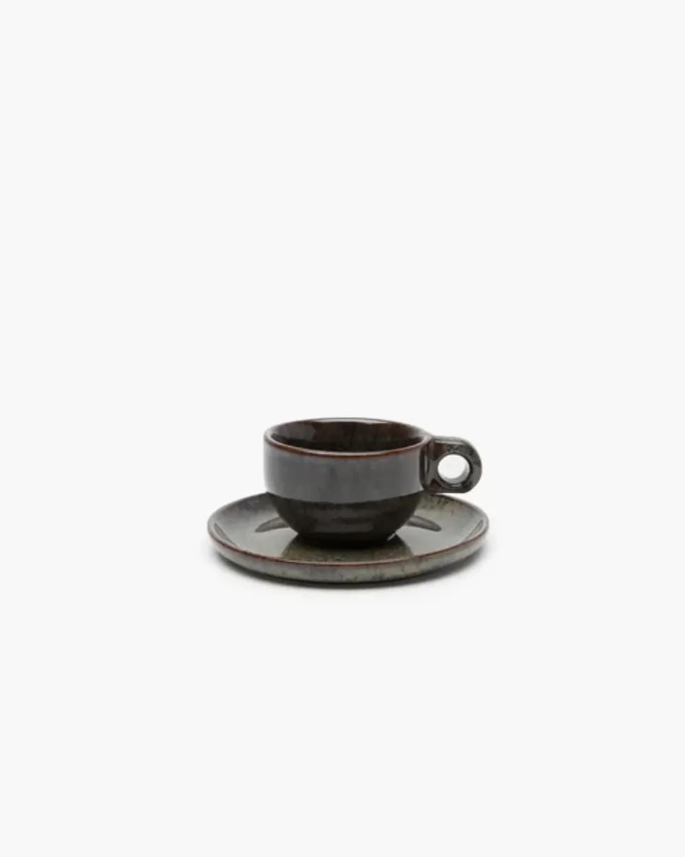 Cappuccino Cup with Saucer Surface