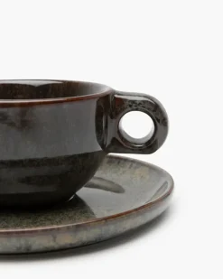 Cappuccino Cup with Saucer Surface