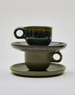 Cappuccino Cup with Saucer Surface