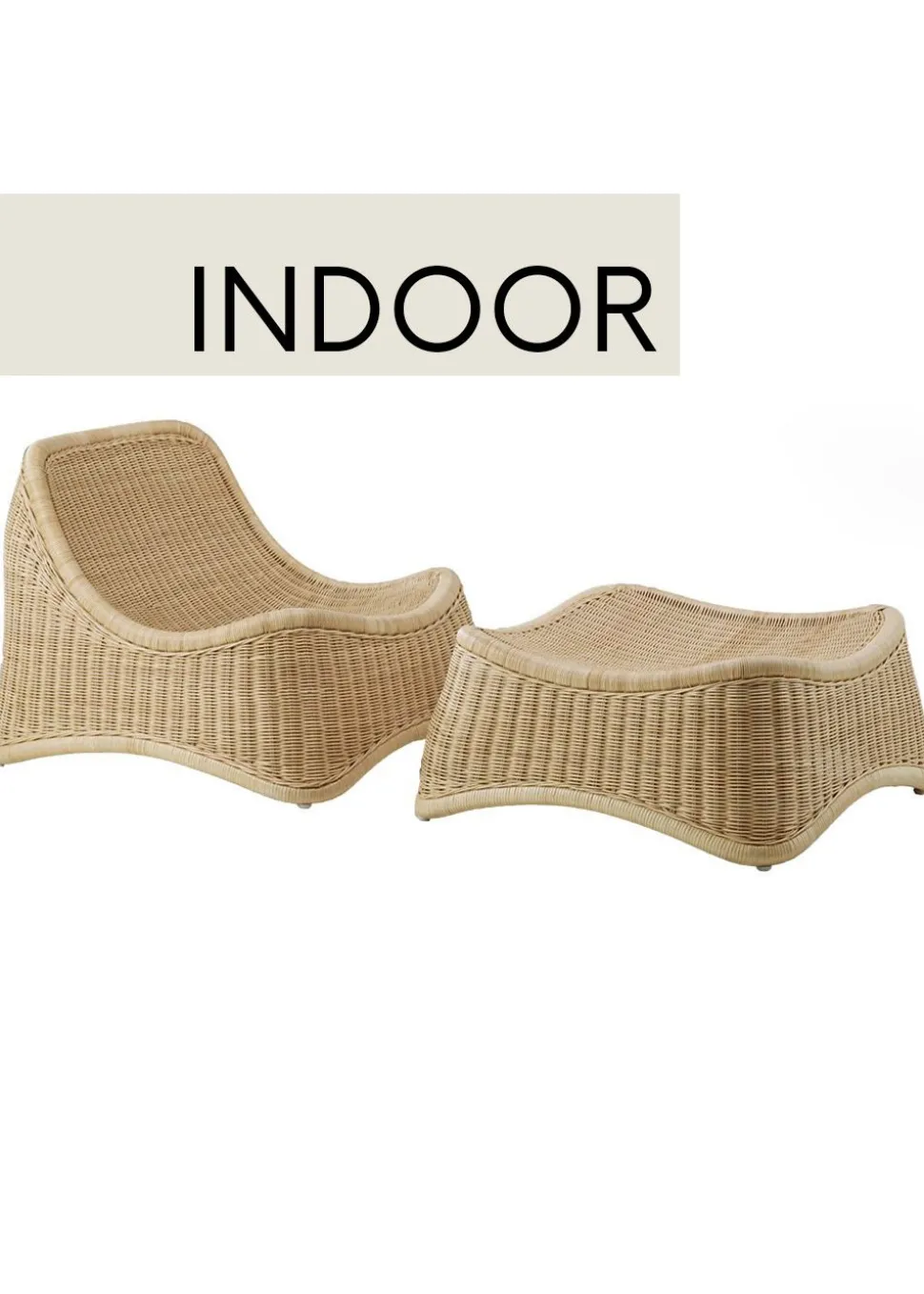 Chill Lounge Chair and footstool