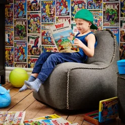 Cobana Junior Lounge Chair & Pouf