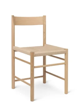 F Dining chair natural paper cord