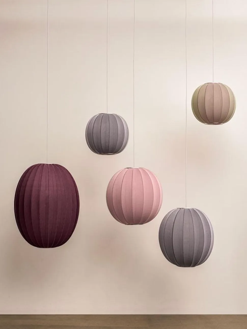 High oval Knit-wit - 65 pendant