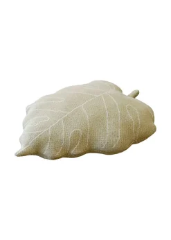Knitted Cushion Baby Leaf