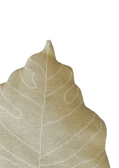Knitted Cushion Baby Leaf