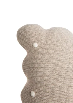 Knitted Cushion Biscuit