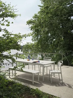 Linear Steel Side Chair