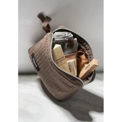 Linen Cosmetic Bag