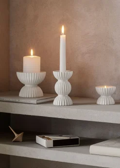 Lyngby Tura Block Candle Holder