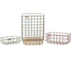 Metal Basket Set - 4 Pcs