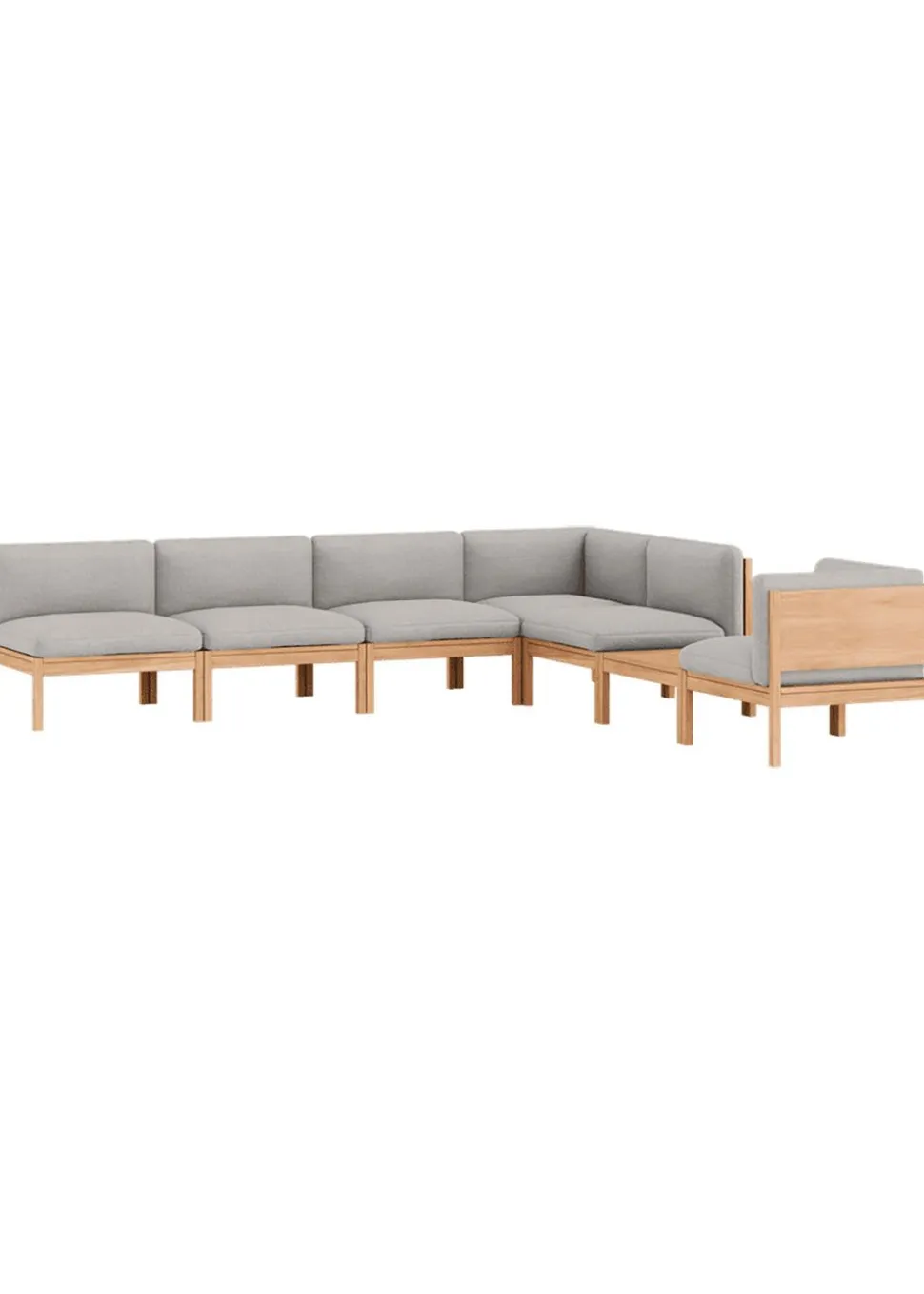 Mixed Combination D - The MOEBE Modular Sofa