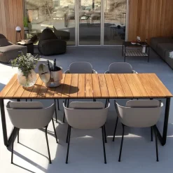 Patio Dining Table 210 X 90