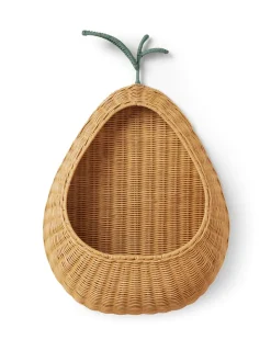 Pear Braided Wall Pocket - Natural