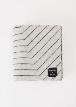 Pinstripe throw