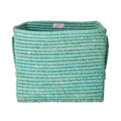 Raffia Square Basket