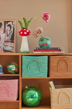 Raffia Square Basket