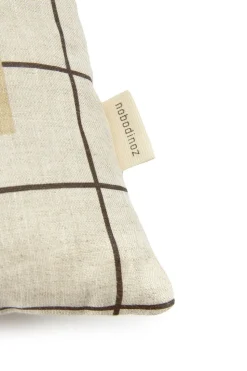 Rectangular Cushion In French Linen Vibes S
