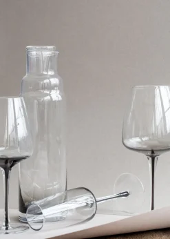 Red wine glass - Amber / Smoke