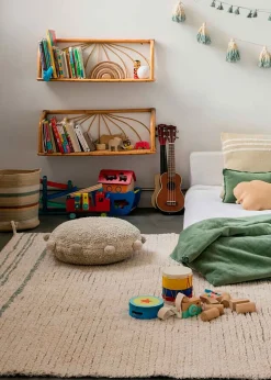 Reversible Rug Twin Vintage Blue