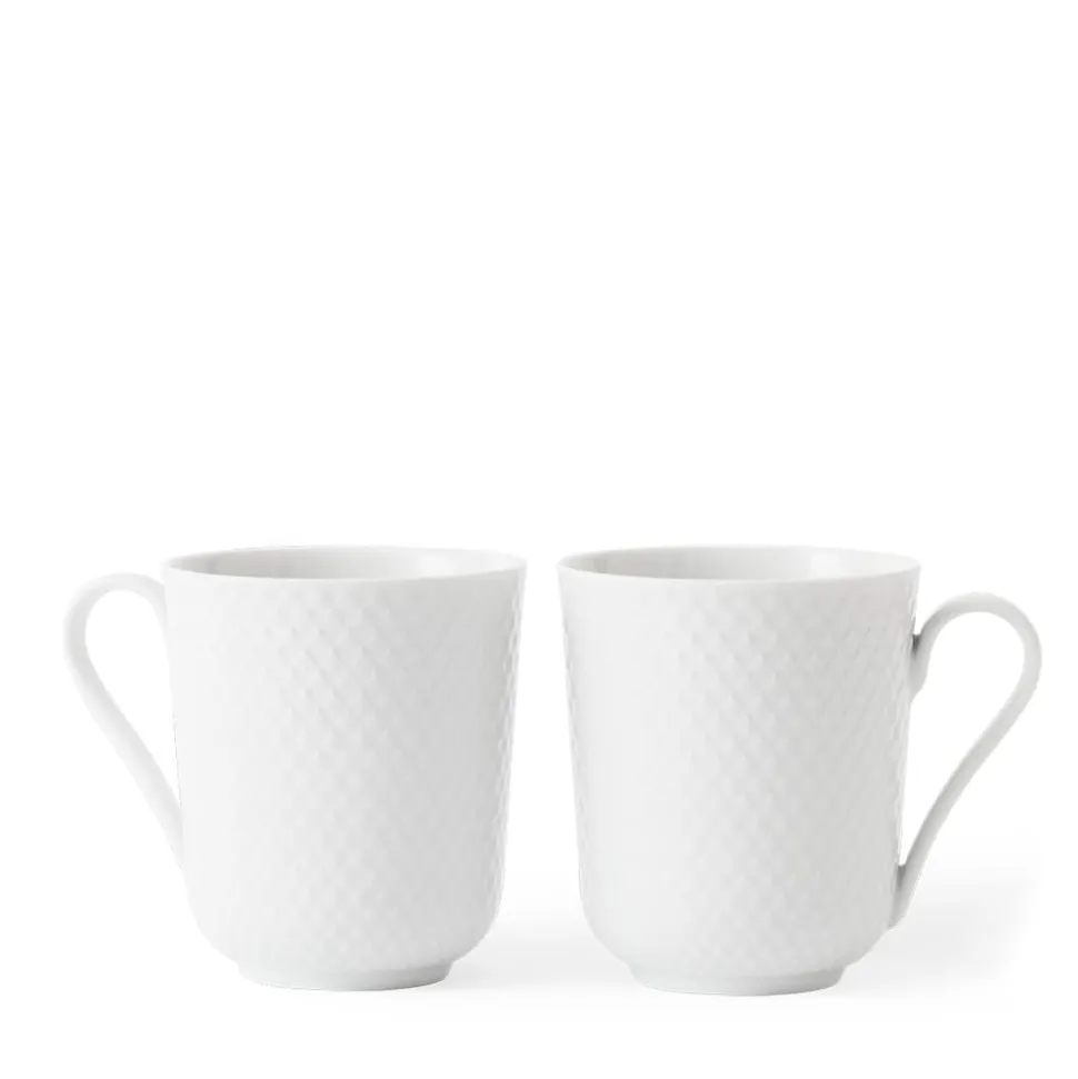 Rhombe cup with handle 33 cl 2 pcs.