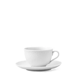Rhombe Tea cup with saucer 24 cl
