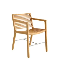 Rib Dining Chair With Arm