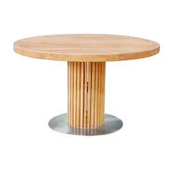 Rib Round Dining Table