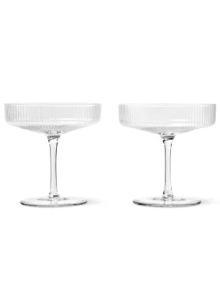 Ripple Champagne Saucer (Set of 2)