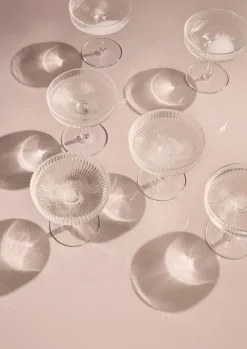 Ripple Champagne Saucer (Set of 2)