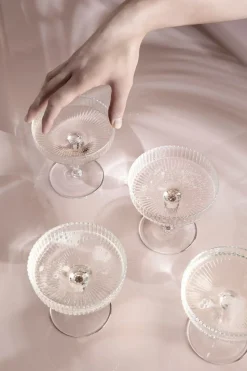 Ripple Champagne Saucer (Set of 2)