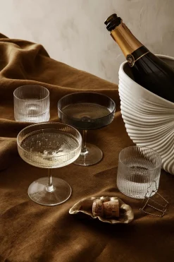 Ripple Champagne Saucer (Set of 2)