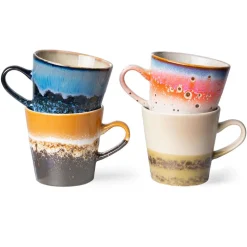 70s Americano Mugs (Set of 4)