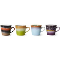 70s Cappuccino Mugs (Set of 4)