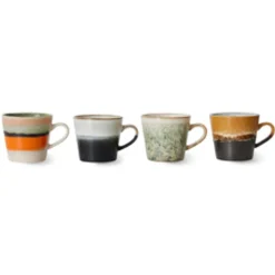 70s Cappuccino Mugs (Set of 4)