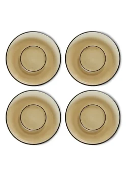 70's Glassware - Saucers (Set Of 4)