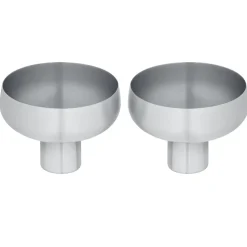 Set Of 2 Stainless Steel Champagne Coupe