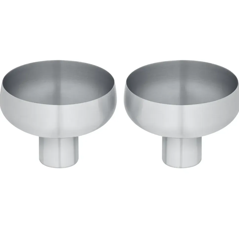 Set Of 2 Stainless Steel Champagne Coupe