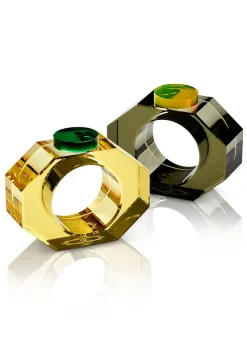 Shelby napkin rings, set of 2